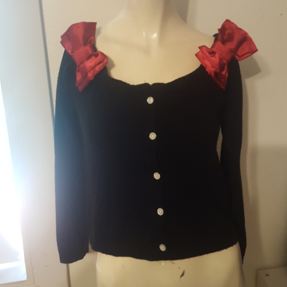 Lucky 13 off shoulder cardigan